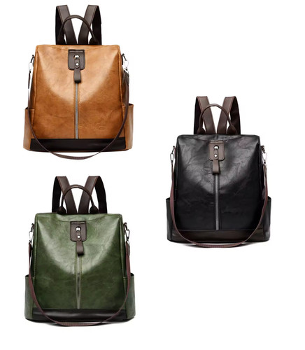 Women anti theft leather - anti-theft, pu