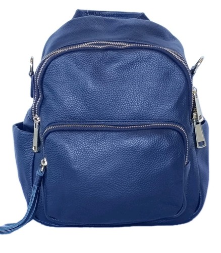 Women real leather soft - real, blue